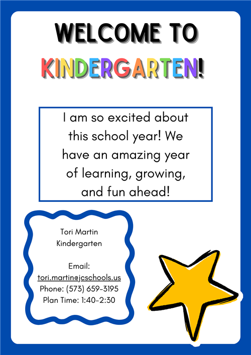 Welcome To Kindergarten